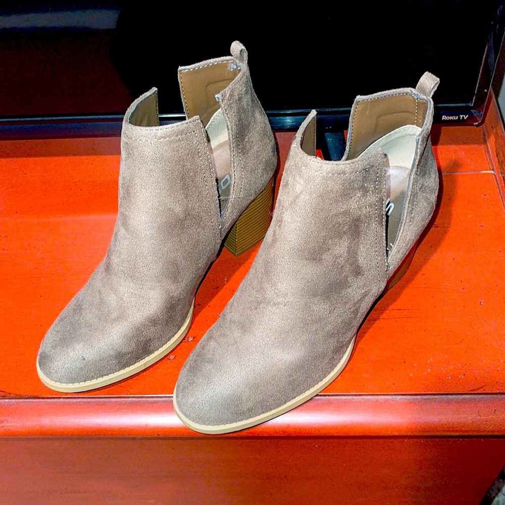 Brown Booties Size 8
